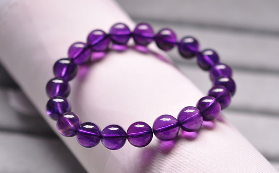 天然紫水晶手链多少钱一串合理